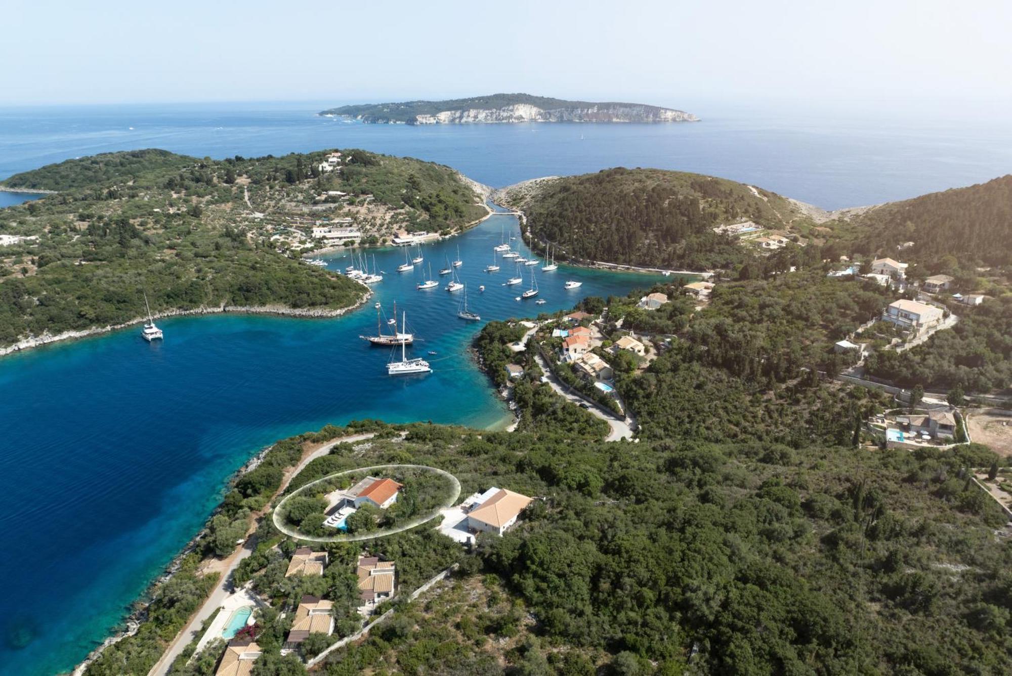 Lioniskari Seaviews - Paxoi'S Private Pool Oasis Villa Porto Ozias Ngoại thất bức ảnh