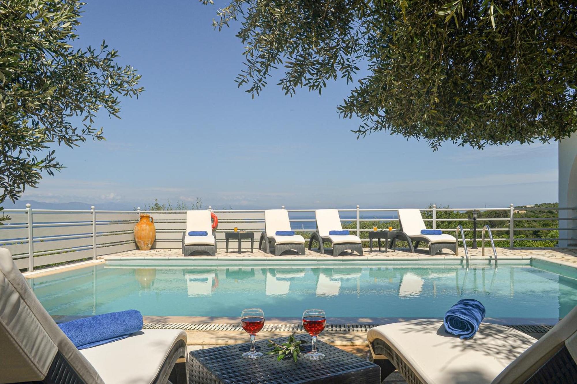 Lioniskari Seaviews - Paxoi'S Private Pool Oasis Villa Porto Ozias Ngoại thất bức ảnh
