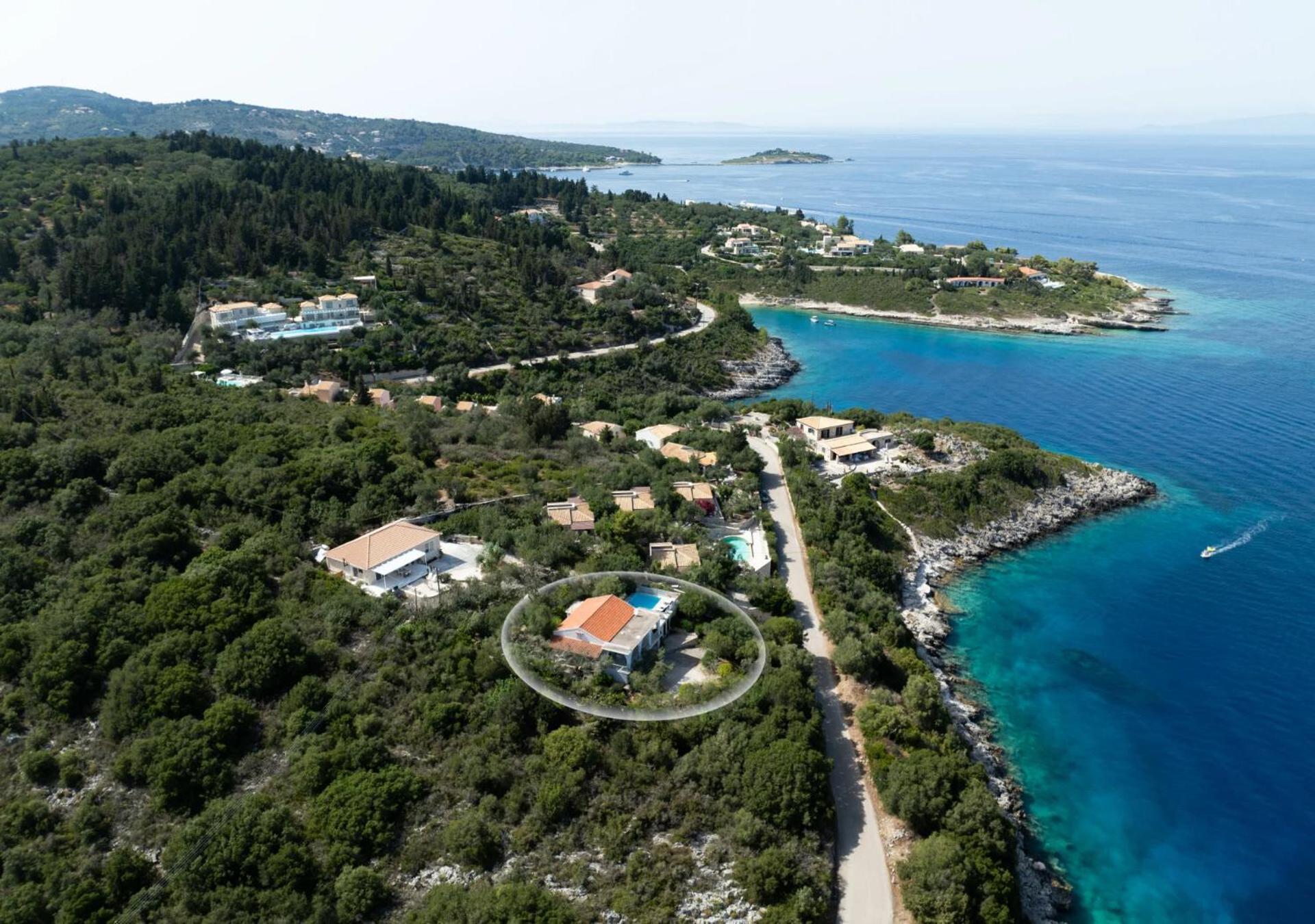 Lioniskari Seaviews - Paxoi'S Private Pool Oasis Villa Porto Ozias Ngoại thất bức ảnh